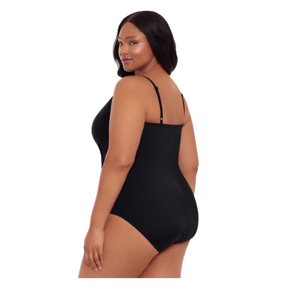 Embrace Your Curves By Miracle Brands Swimsuit One Piece Size 2X (20W-22W) - Picture 4 of 15